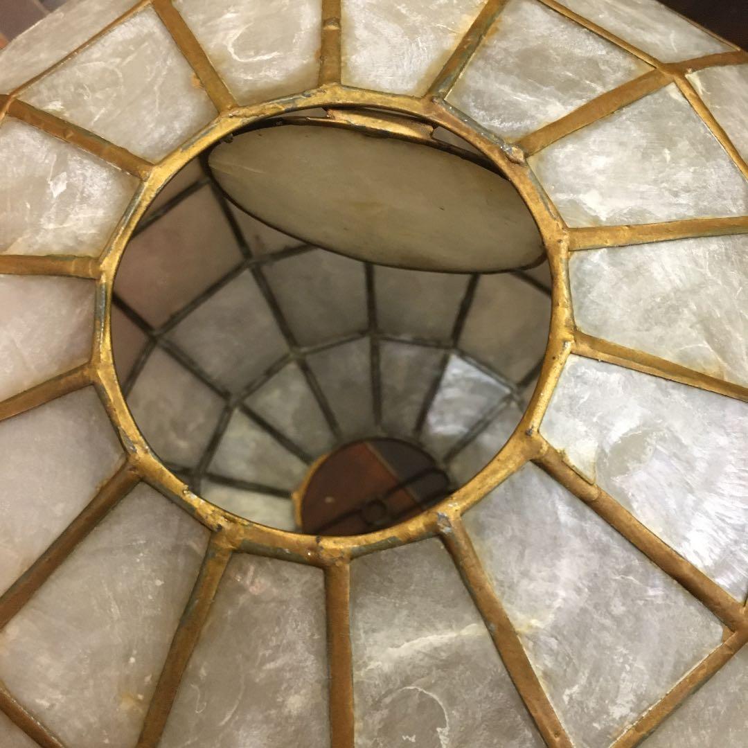 アンティーク ランプシェード 螺鈿 - メルカリ