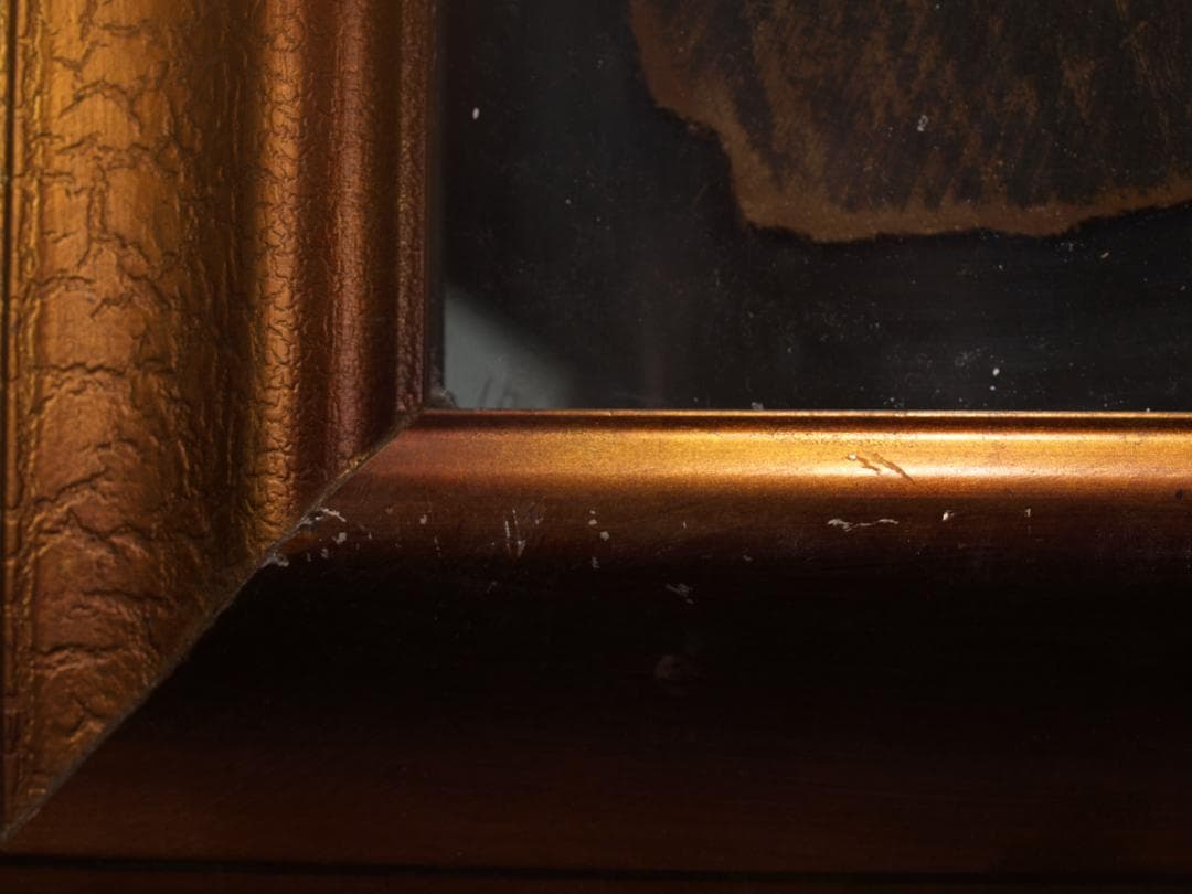 骨董市掘り出し品 唐時代　敦煌莫高窟壁画 彩絵発掘品 AK1947A7-2