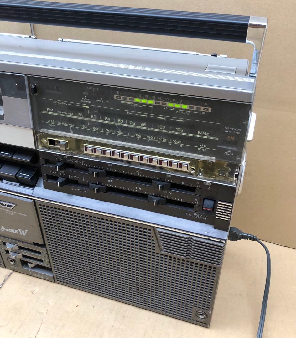 SHARP ザ・サーチャーW GF-808 ラジカセ 年代物(I1) - メルカリ