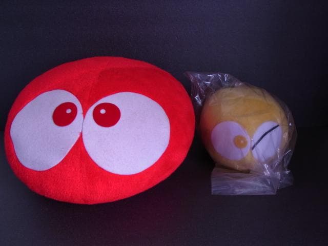 当時物　黄ぷよ　ぷよぷよ　元祖ぷよまん本舗　ぬいぐるみ　コンパイル　1995年