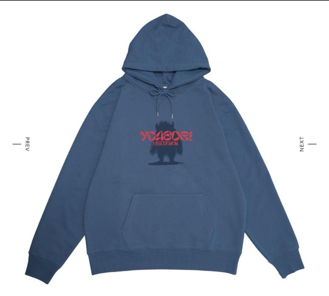 YOASOBI 超現実 パーカー フーディ 青