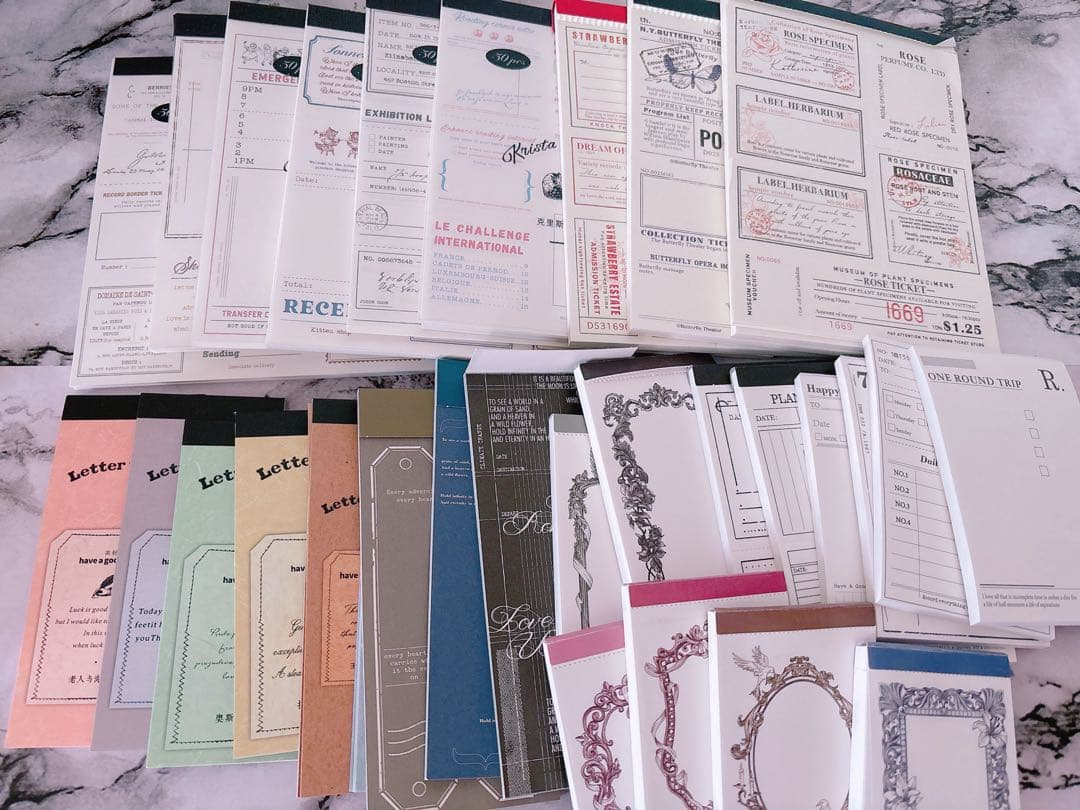 80サイズ】 コラージュ素材 紙モノ デザペ まとめ売り♡③