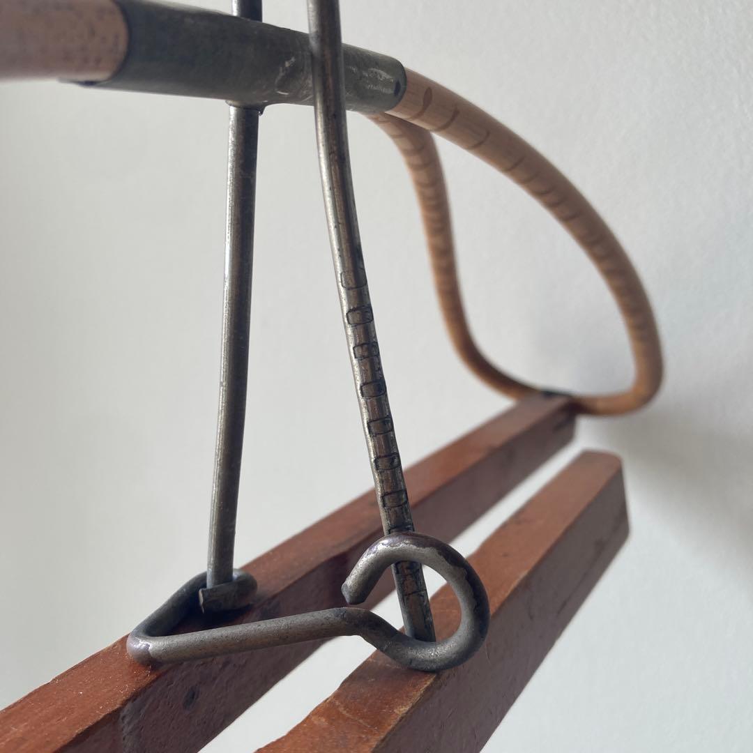 ビンテージバンブーハンガー着物大正時代 レトロ 1940年代 雑貨