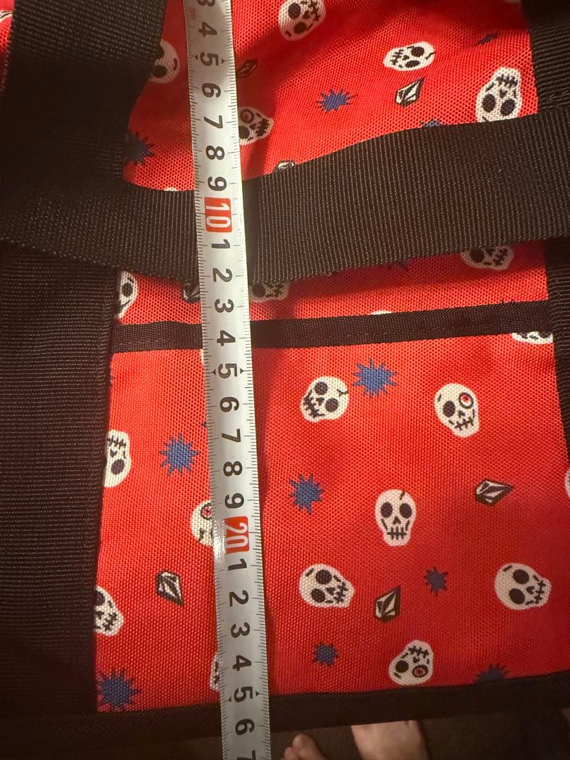 VOLCOM スカル柄 ボストンバッグ