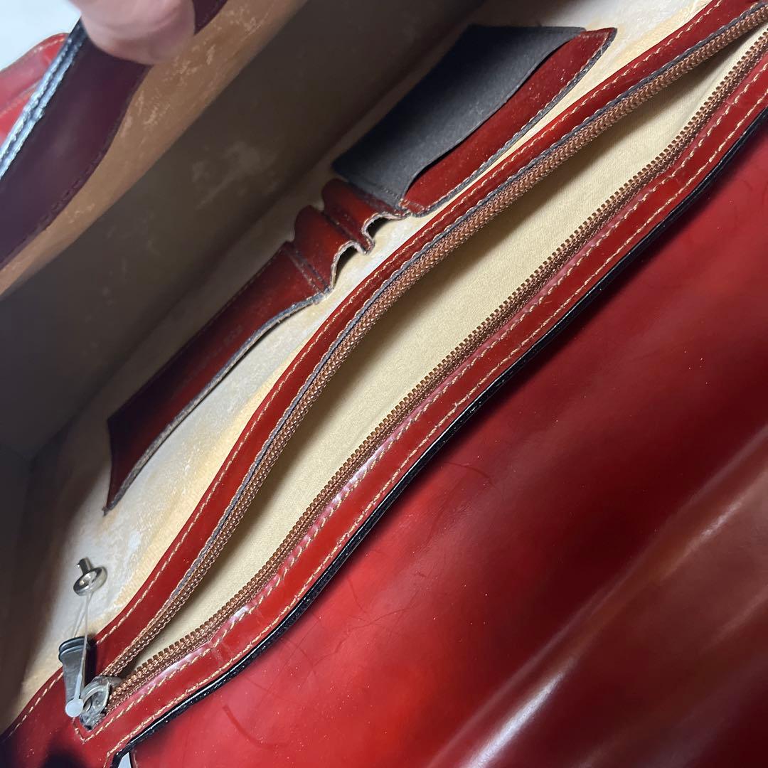 本革 イタリア製 ブリーフケース ビジネスバッグ レザー