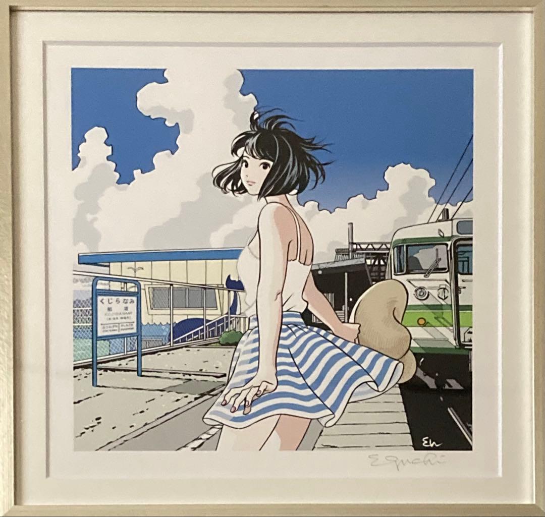 江口寿史　「日曜日のサマートレイン」　サイン入り　ゆうたろー WENOD RECORDS : so nice / RYUTist x 江口寿史 - 日曜日のサマー