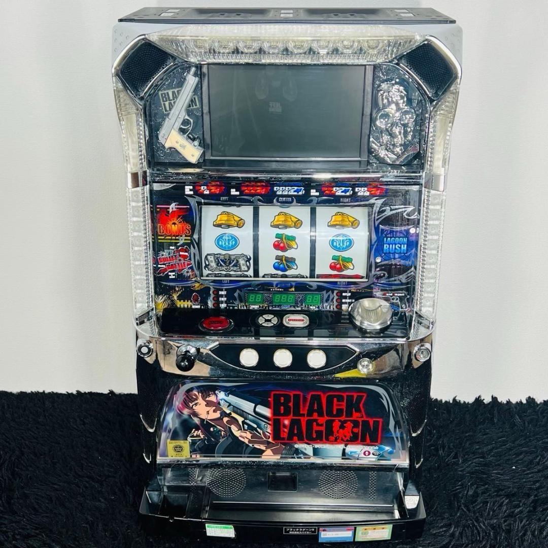 スパイキー ブラックラグーン 5号機 スロット 実機 白ロム付き 家スロ