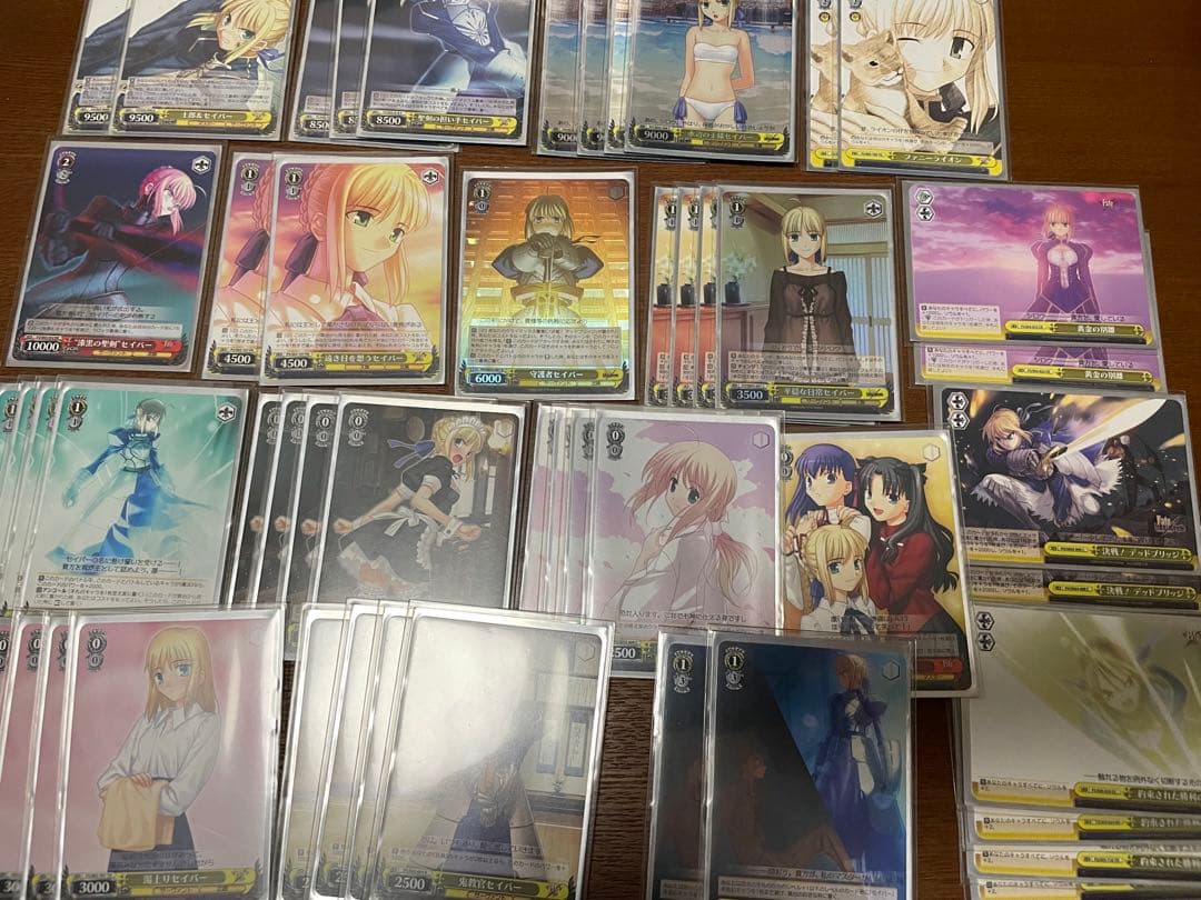 ヴァイスシュヴァルツ Fate/Zero 最優のクラス セイバー 金サイン 2025