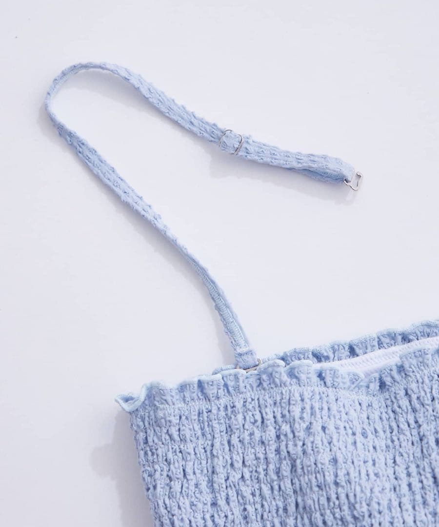 mystic シアーパーカー4SETスイムウェア ブルー Mサイズ