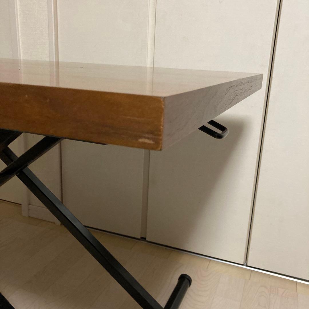 【東の星】NEWアクティブウォールナット 昇降式 ダイニングテーブル