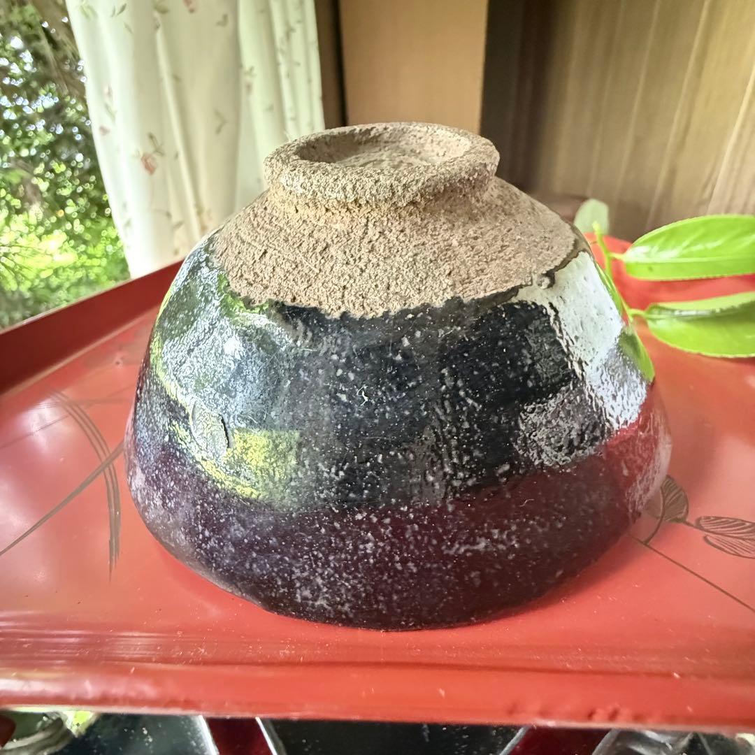 超限定リリース‼︎黒茶盌の佳品‼️井戸茶盌 在銘 楽