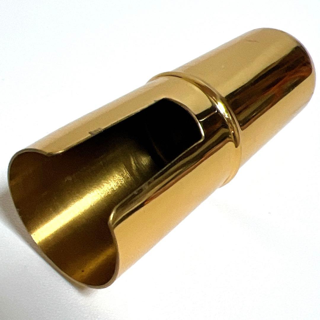 良品】テナーサックス用 メタルマウスピース ゴールド リガチャー 83g