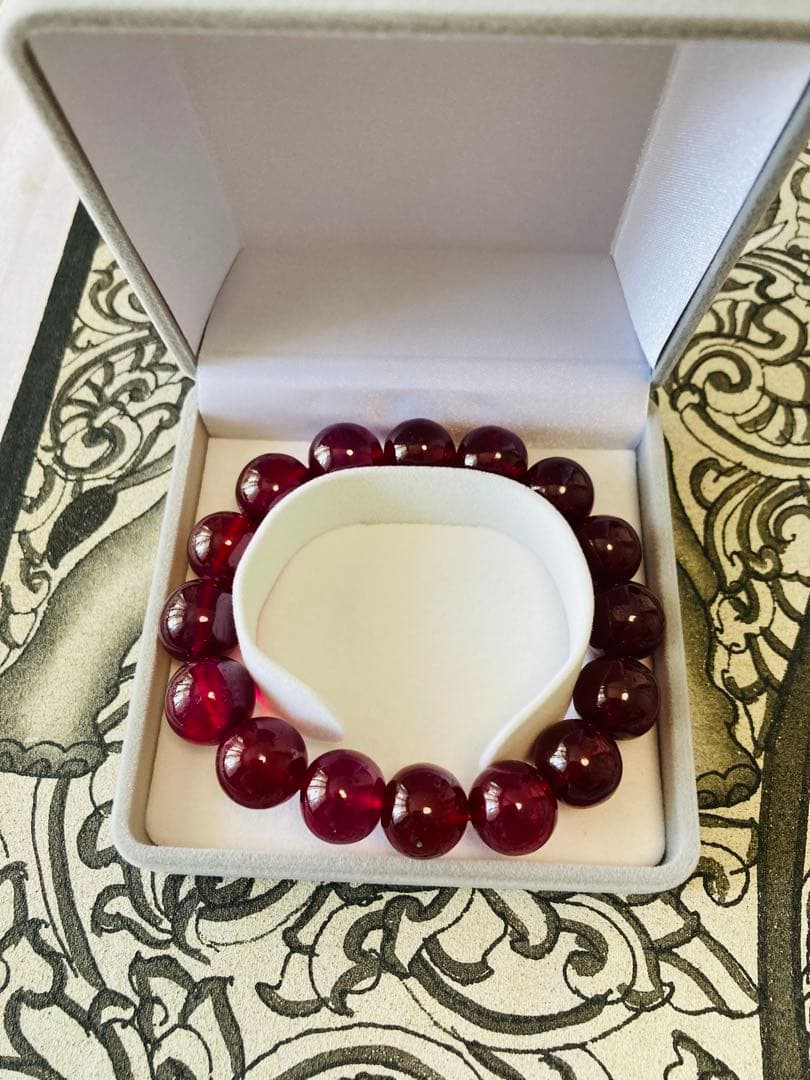 ひ*ん様 天然ルビー ブレスレット 鑑別書付き