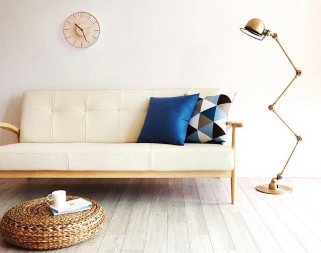 バンブーウォールクロック/Bamboo wall clock/壁掛け時計