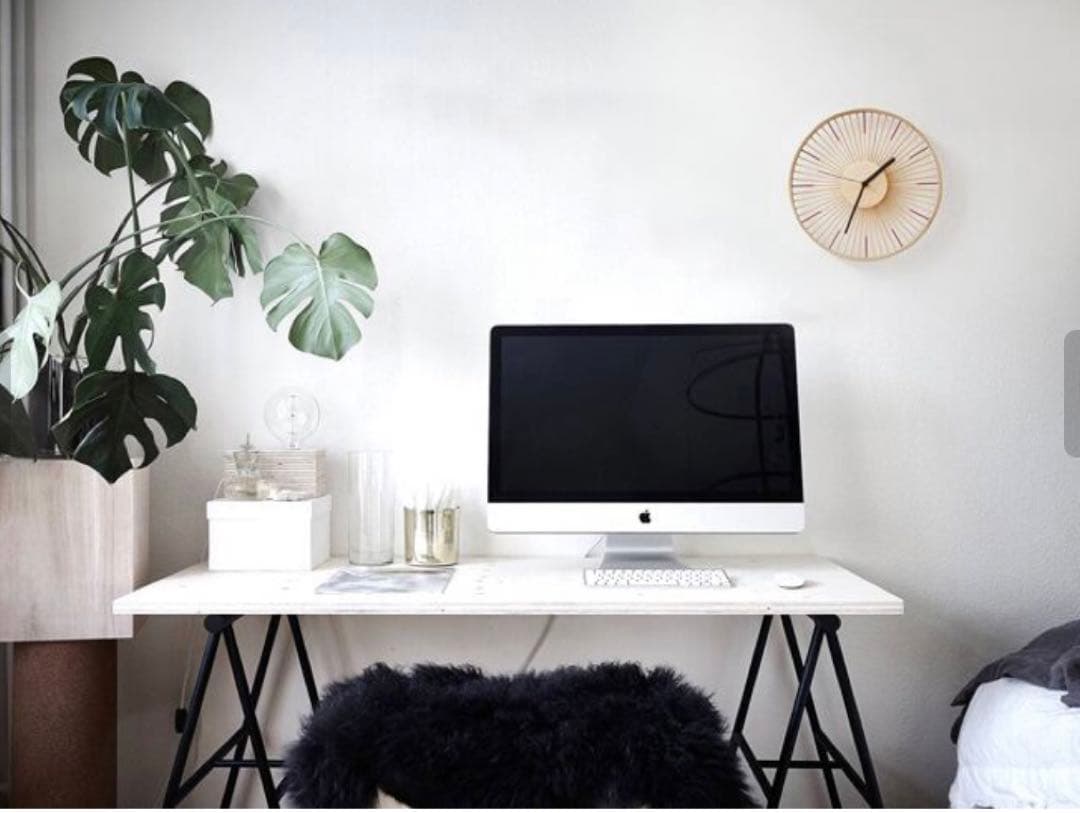 バンブーウォールクロック/Bamboo wall clock/壁掛け時計