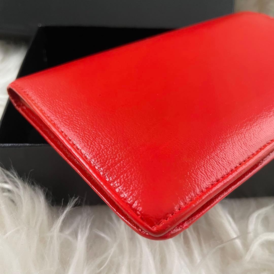 シャネル 長財布 ファスナー付き 財布 ココマーク オレンジ CHANEL