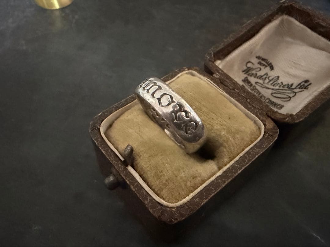 希少　ヴィンテージ　シルバー　925 ポージーリング　アンティーク　愛　アメリカ