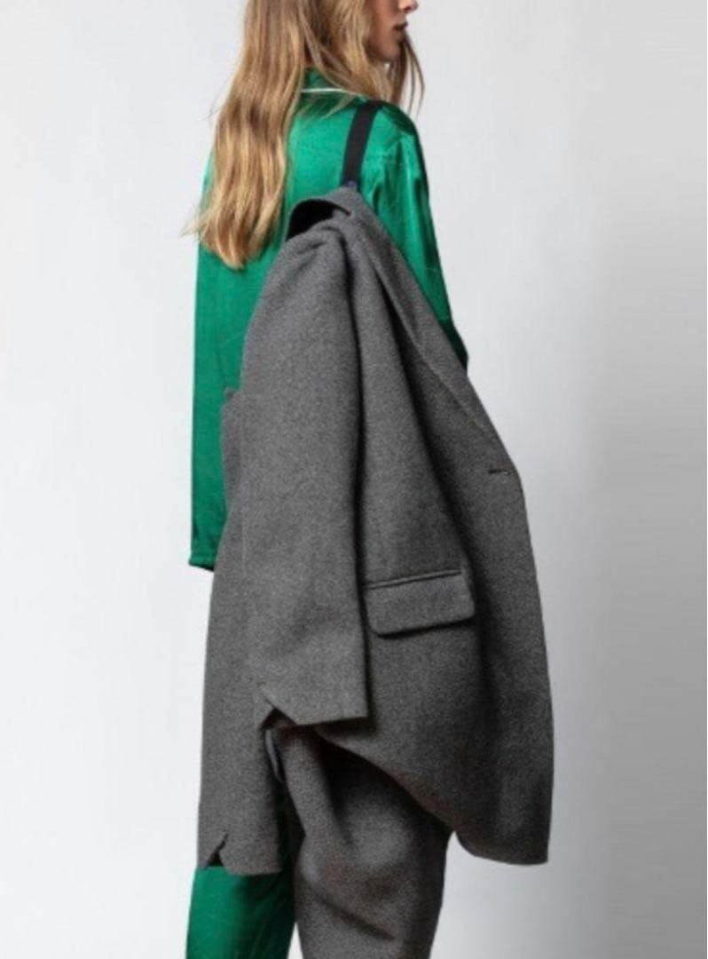 Zadig & Voltaire◻︎チェスターコート◻︎XS◻︎ロゴバッチ付き