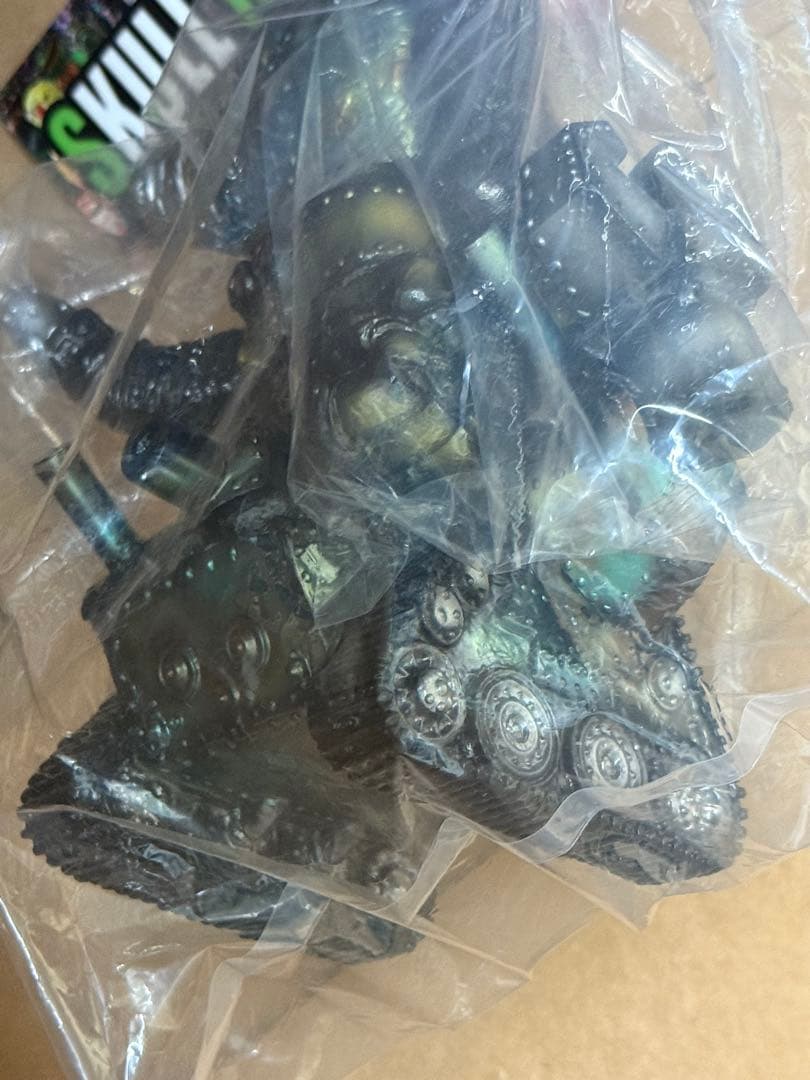 定価以下 マーミット スカルヘッドバット ドリルXタンク インディーズソフビ