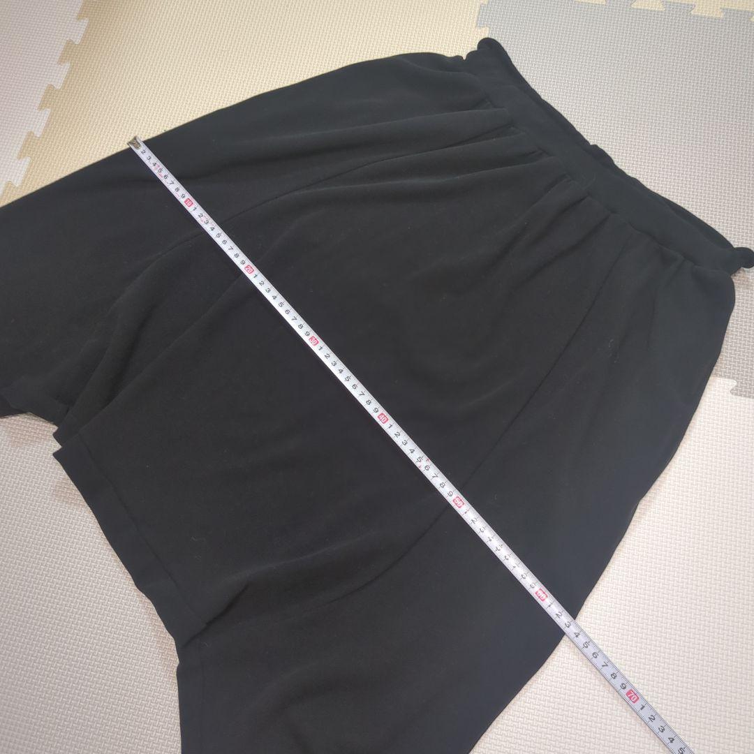 未使用　yohji yamamoto ヨウジヤマモト　黒サルエルパンツ