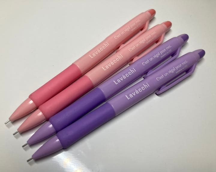 ペン回し ラバッチ(ジムノック同型) ピンク2本・紫2本 - メルカリ