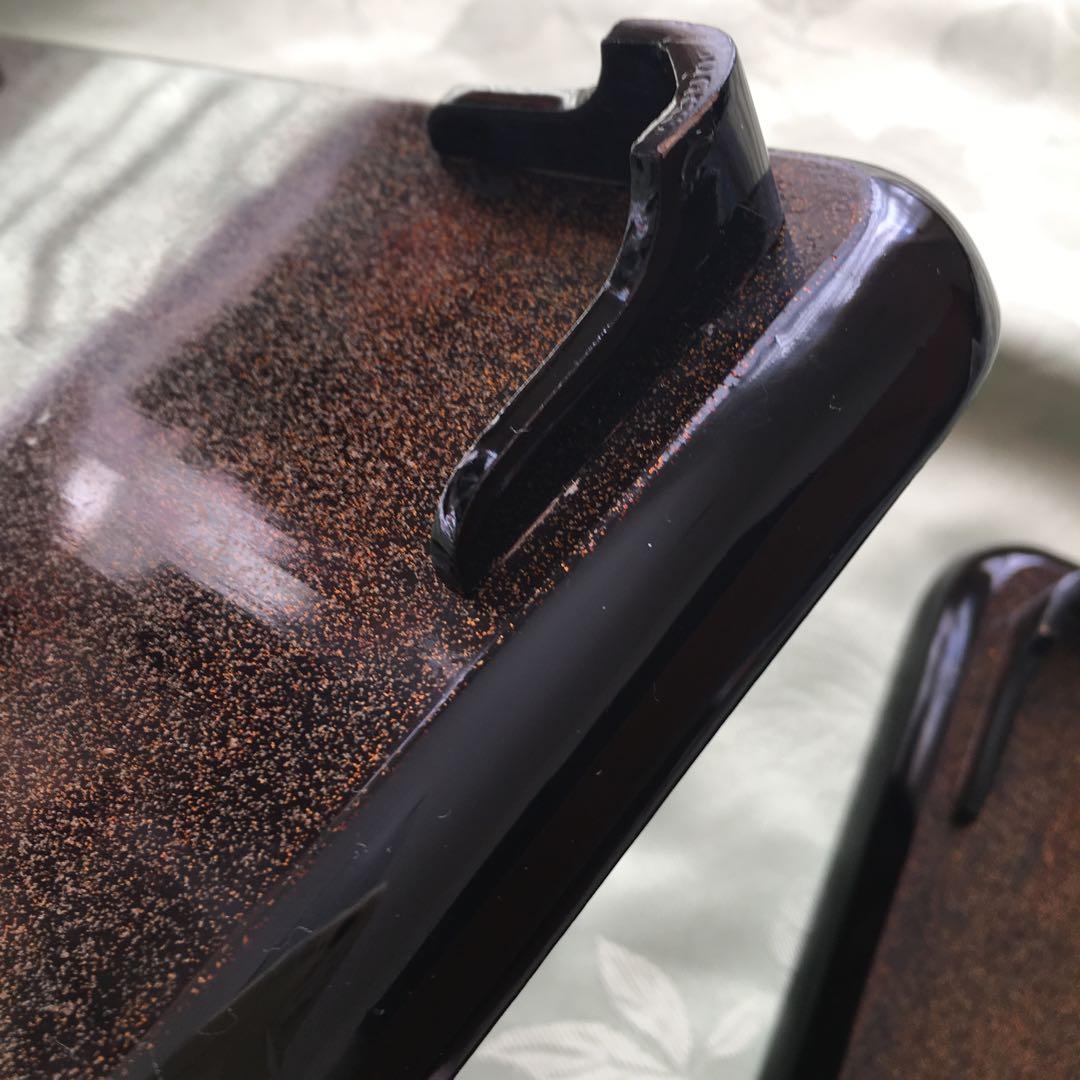 逸品! 極上春の七草蒔絵の四方脚付膳 蓋付碗 各2客