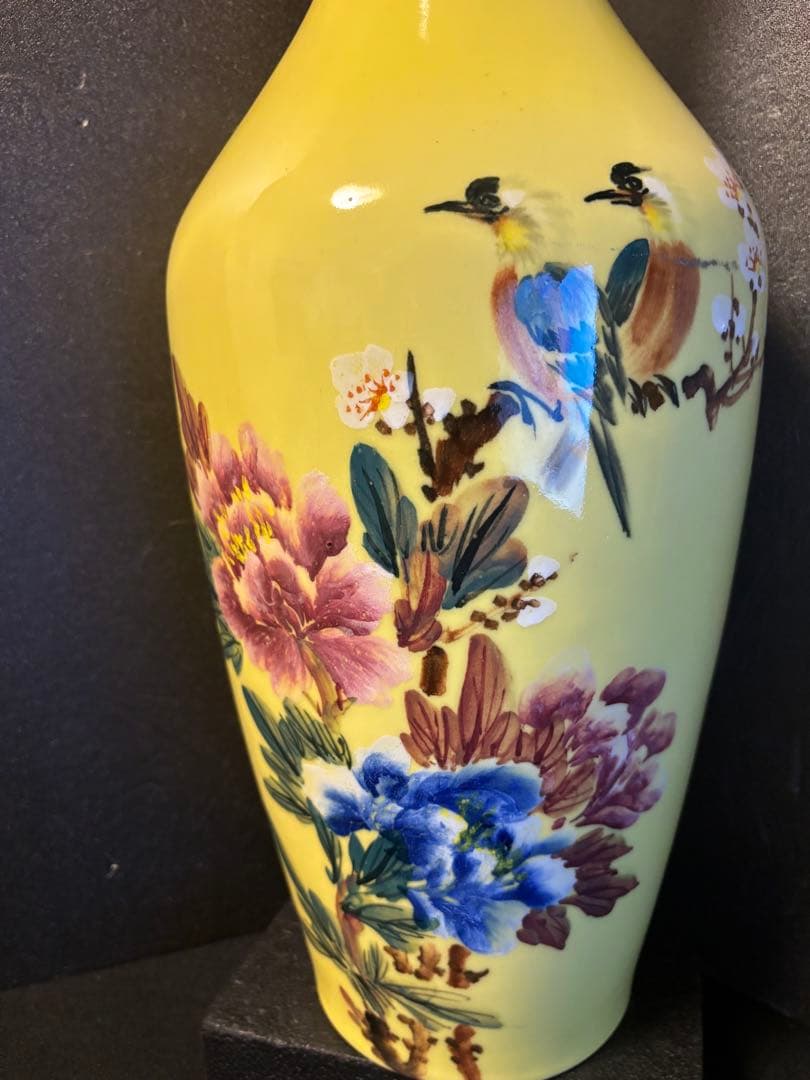 55.5cm 台湾 中華陶瓷 TAIWAN ROC 花瓶 花器 飾り壺 陶印 - メルカリ