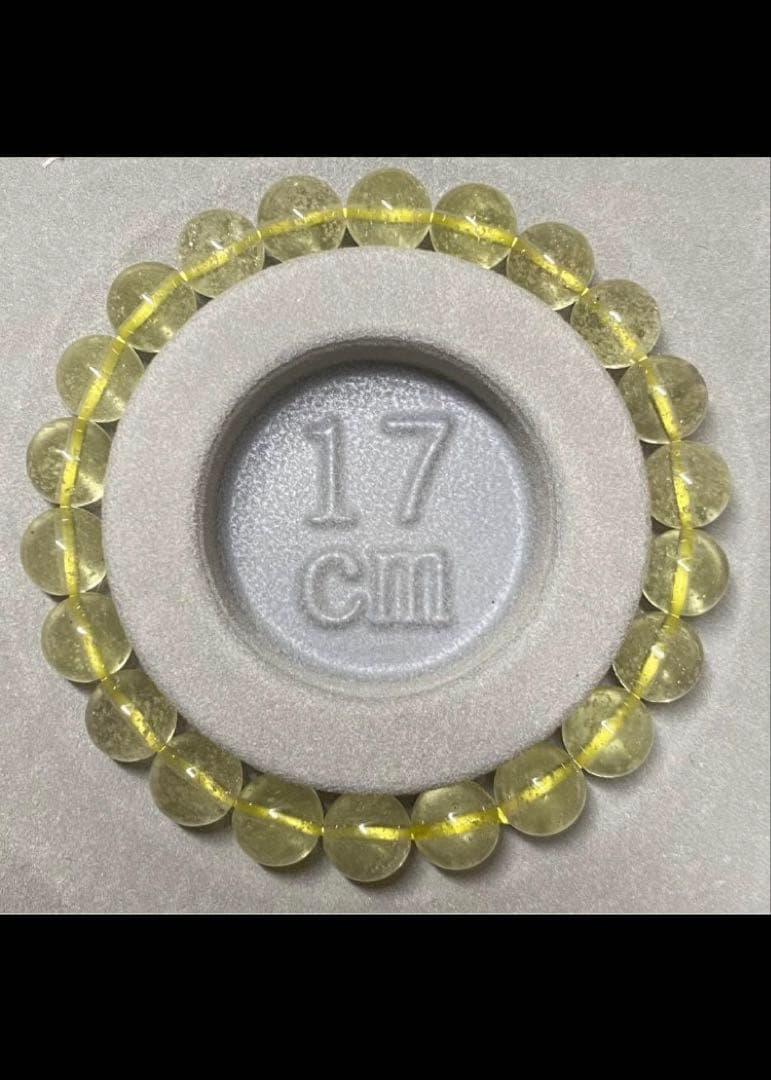 希少【高品質・鑑別書付き】リビアングラス　ブレスレット　パワーストーン　隕石