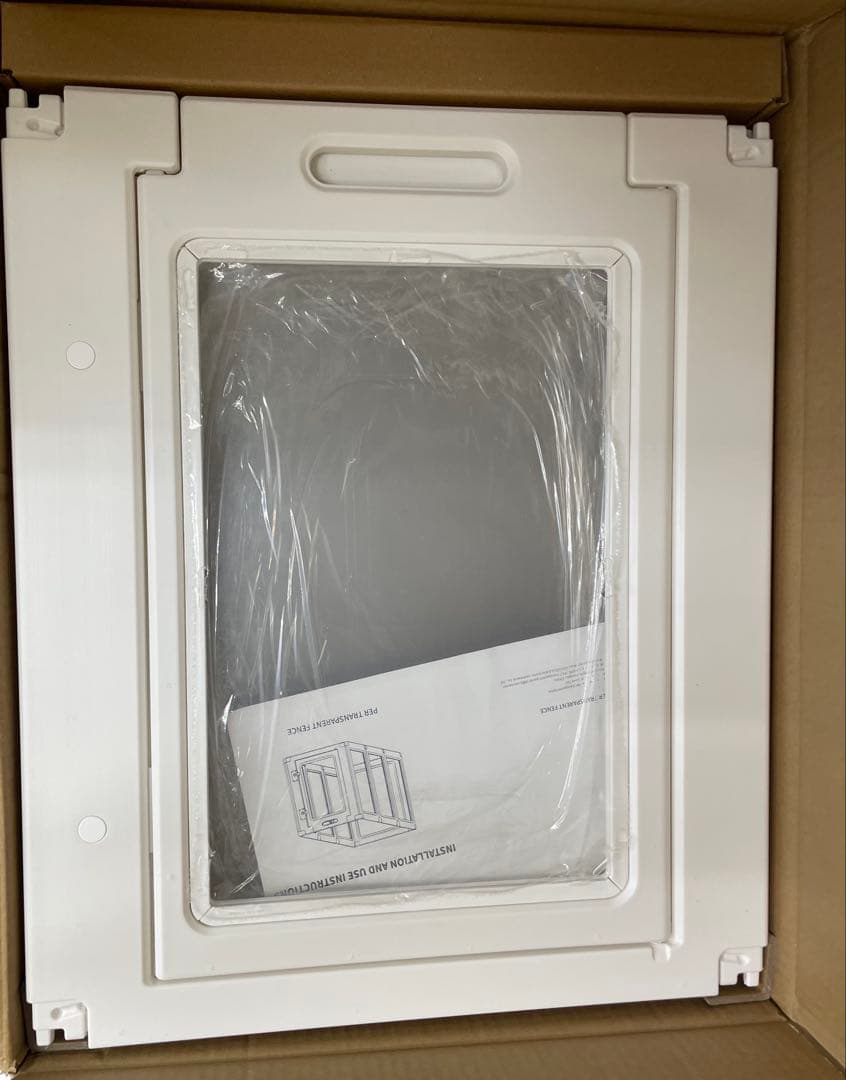 HAKOPE【圧迫感のないクリアサークル】ペットサークル(8面パネル・LOW