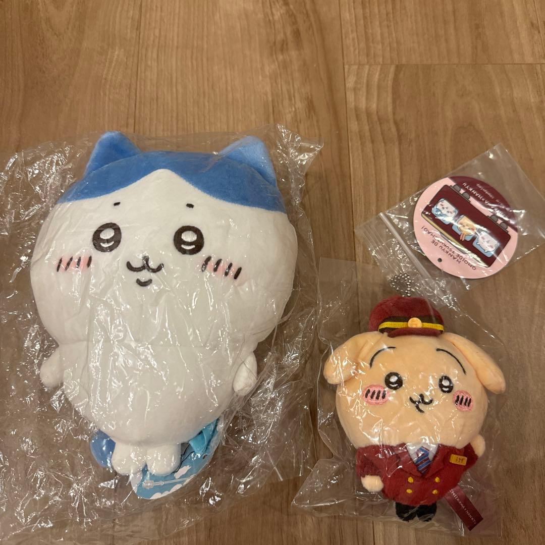 ㅤ*様 ハチワレぬいぐるみ 阪急電車なマスコットうさぎ 阪急コラボ 2点