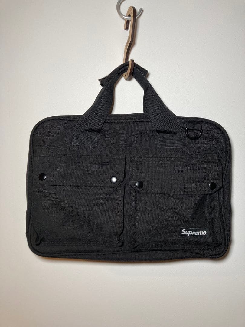 シュプリーム ビジネスバッグ 2way ブリーフケース ブラック 黒