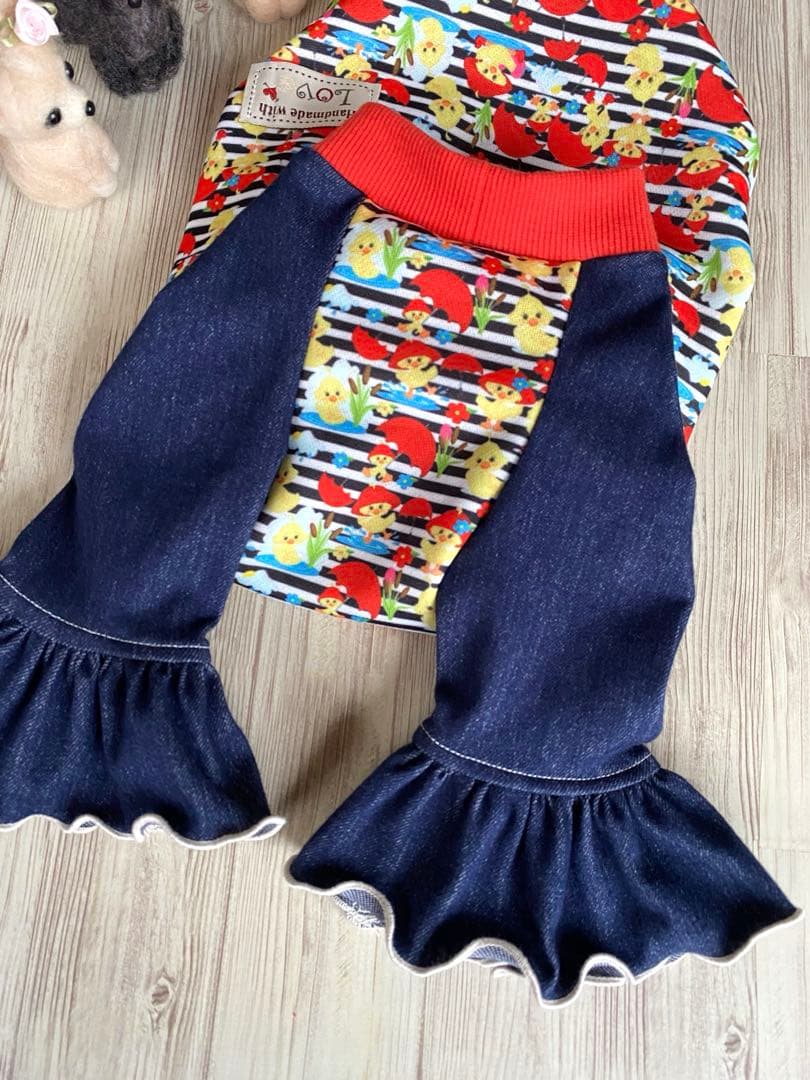 犬服 ラグラン(L) ꒡̈⃝Lily꒡̈⃝ハンドメイド