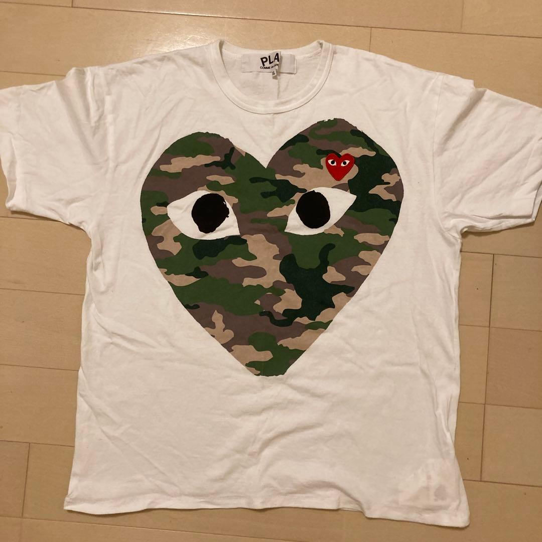 PLAY COMME des GARÇONS XL Tシャツ迷彩