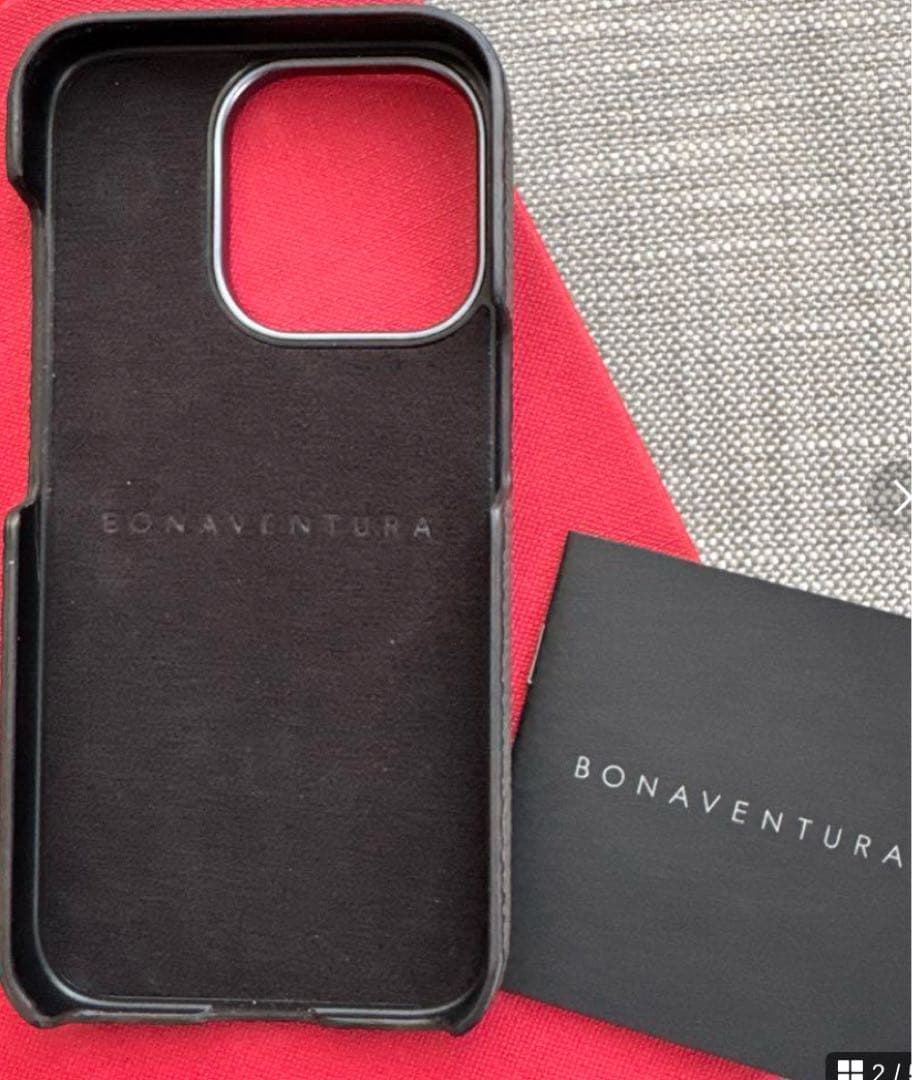 BONAVENTURA ボナベンチュラ iPhone15pro チャコール 新色
