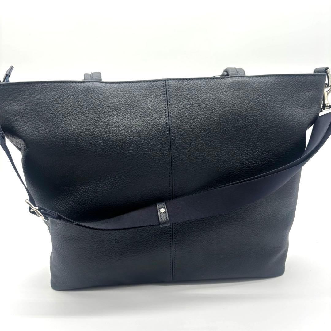 未使用 EVERWINエバウィン 2way ビジネスバッグ 牛革