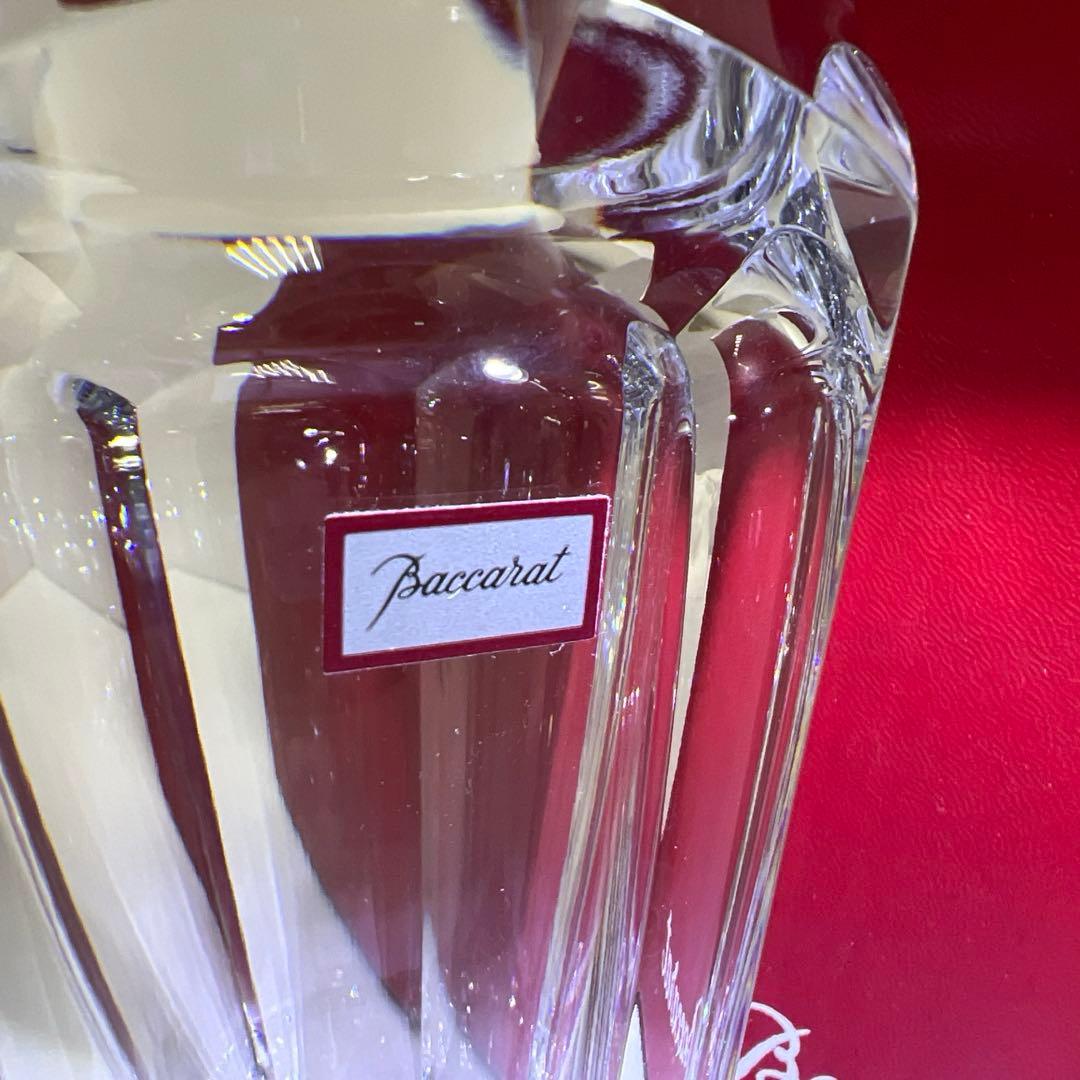 バカラ アルクール花瓶 共箱 高さ17㎝ 東Y7-1119☆1F