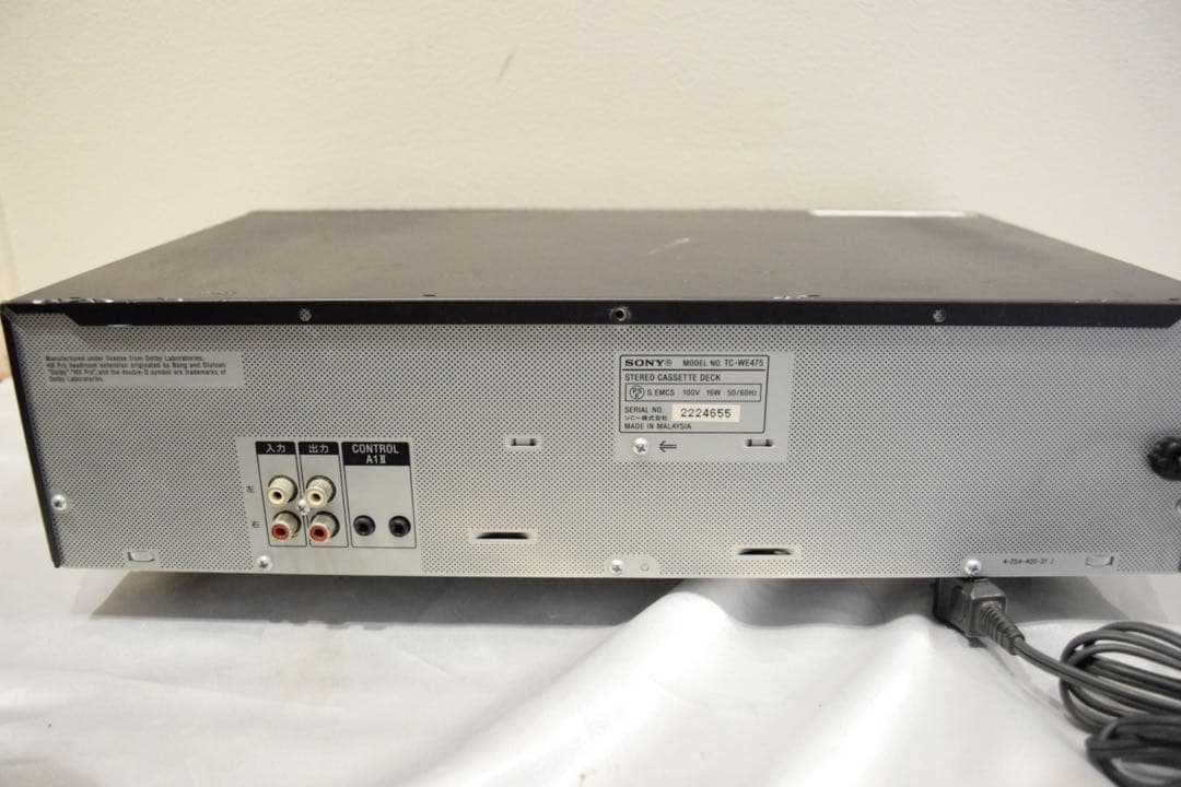 《整備品》SONY TC-WE475 ステレオカセットデッキ