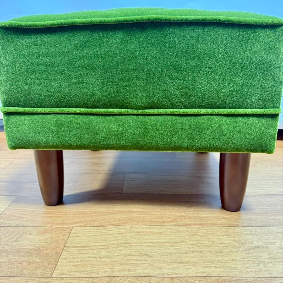 ☆未使用品 カリモク 60 オットマン モケットグリーン X36206QDK