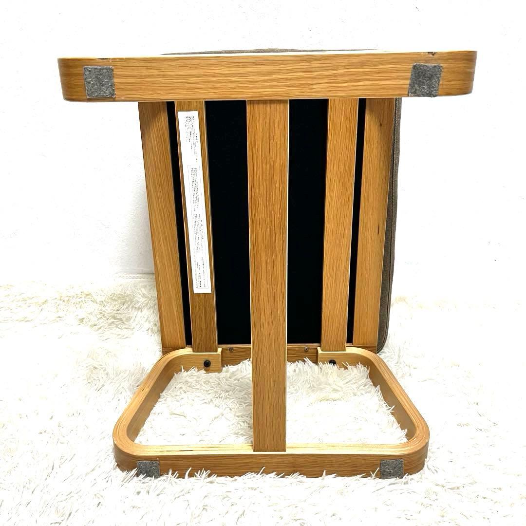 ② 無印良品 リビングでもダイニングでもつかえるベンチ・２・オーク材　オットマン