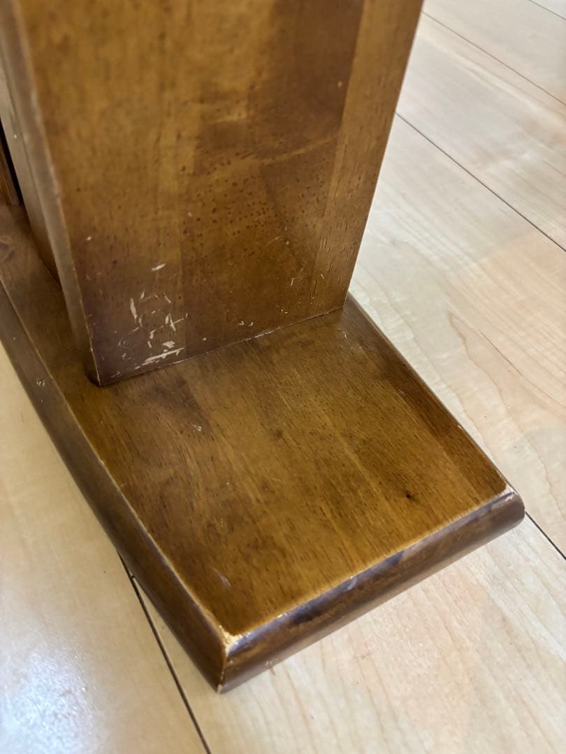 伸縮性 木製ダイニングテーブル