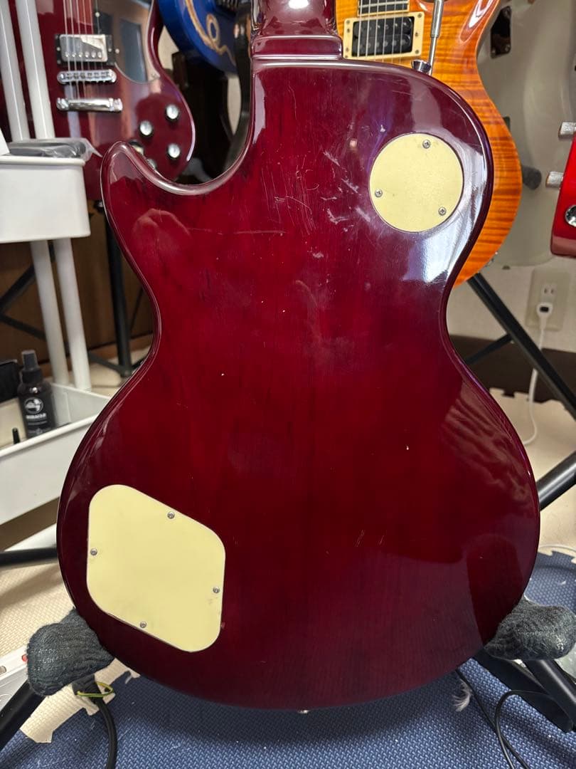 レスポールタイプ　ワインレッド
