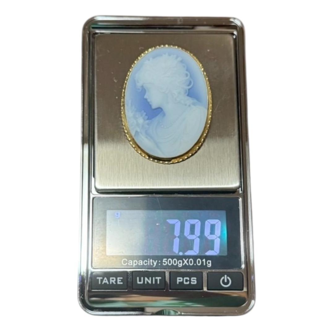 SERINA様専用】【真贋査定済】K18 カメオ ペンダントトップ兼ブローチ