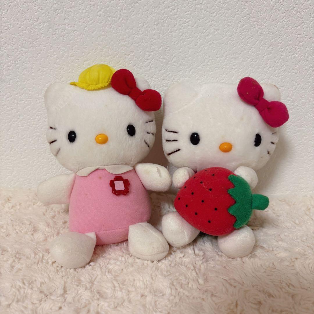 ハローキティ 苺 イチゴ ぬいぐるみ 3点 eikoh