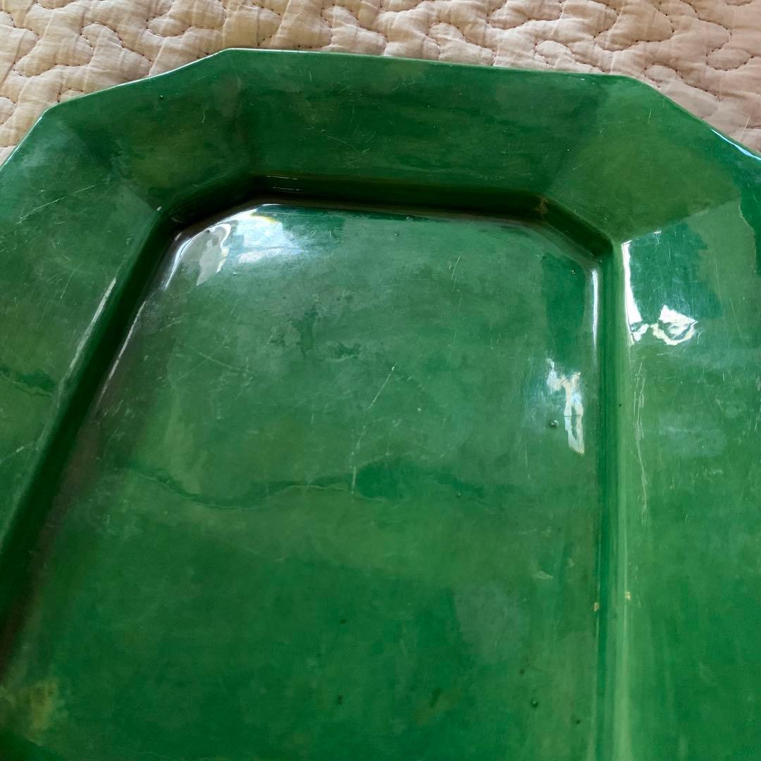 珉平焼 無地 額皿 柄なし