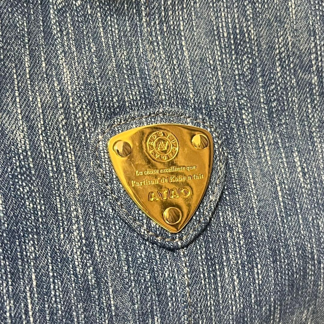 ✨未使用級✨　ATAO エルヴィ　ショルダーバッグ　デニム　ハンドバッグ