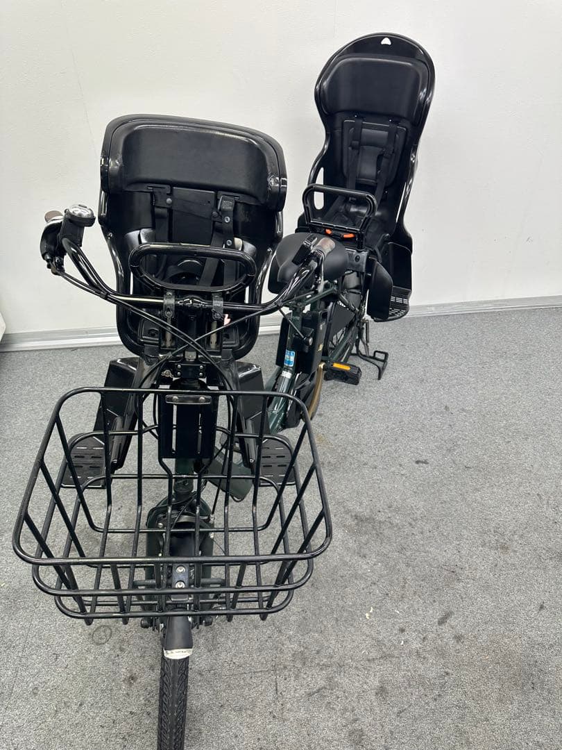 人気な車種　パナソニックギュットアニーズ　3人乗り電動自転車　子供乗せシート付き