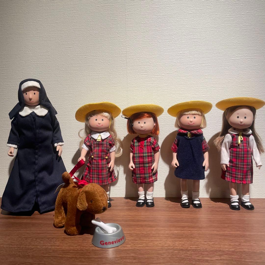 マドレーヌちゃん人形 お友達3体➕先生➕イヌ - メルカリ