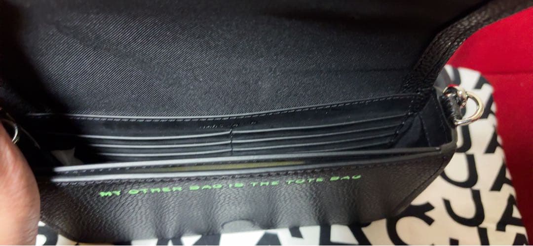 【土日限定お値下げ】マークジェイコブス ザ・ミニバッグ 黒（パッチワーク）