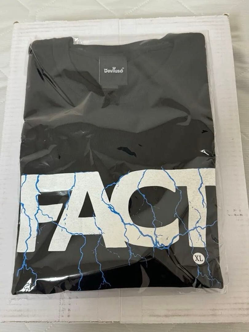 Deviluse FACT コラボ ロンT 黒 XXL 新品未開封 Deviluse × FACT T