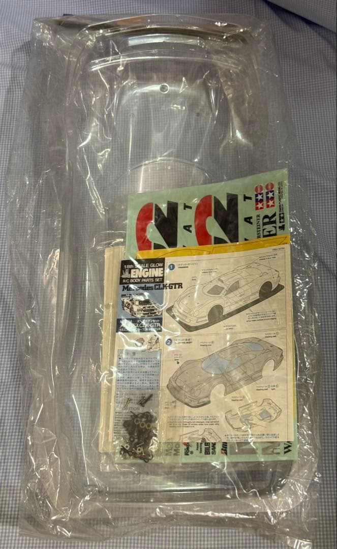 タミヤ★Mercedes CLK-GTR エンジンRCカー スペアボディ 1/8